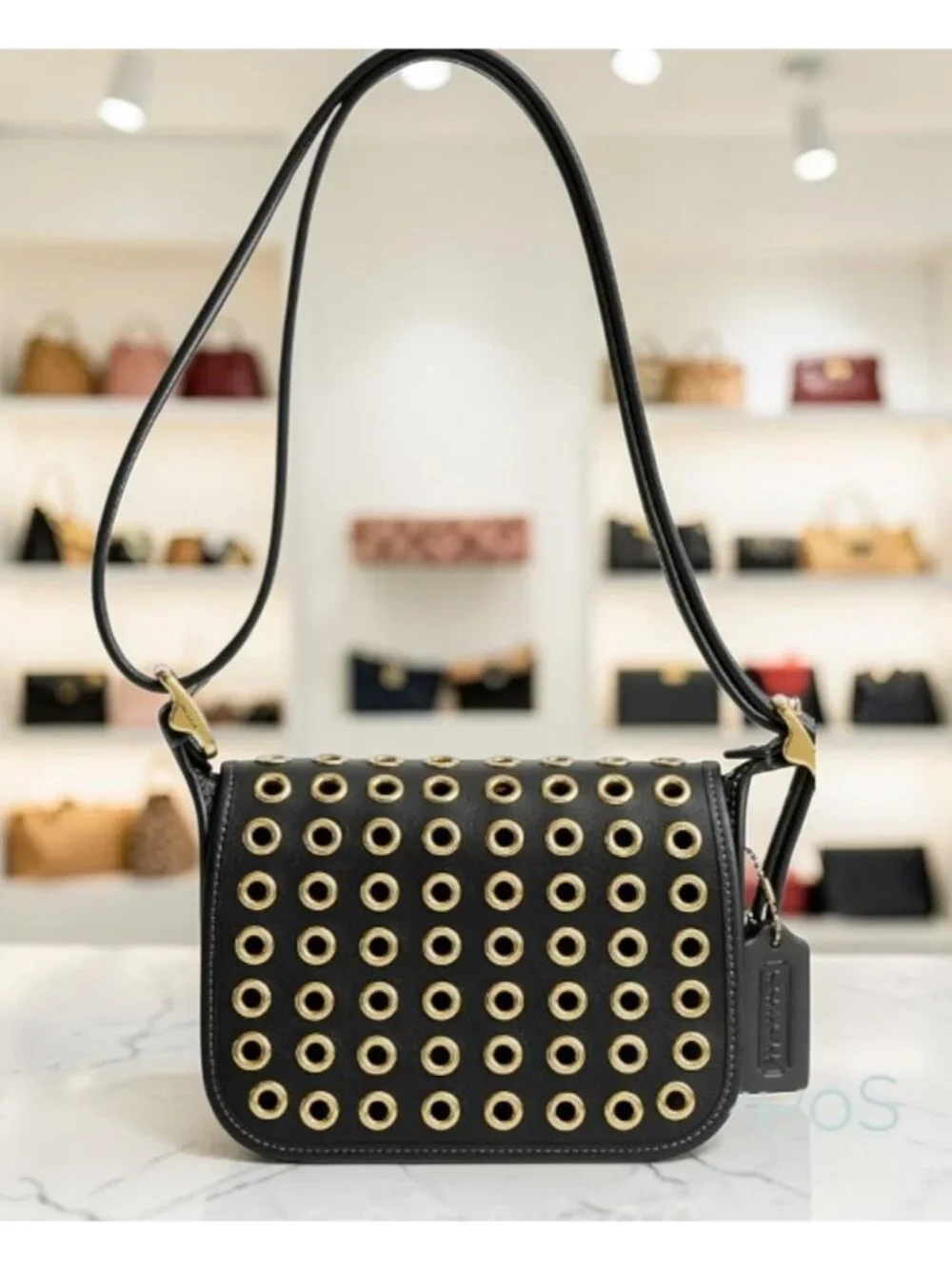 NWT!!  Coach  Patricia Legacy Handbag With Gold Grommet Detailing & Adjustable S